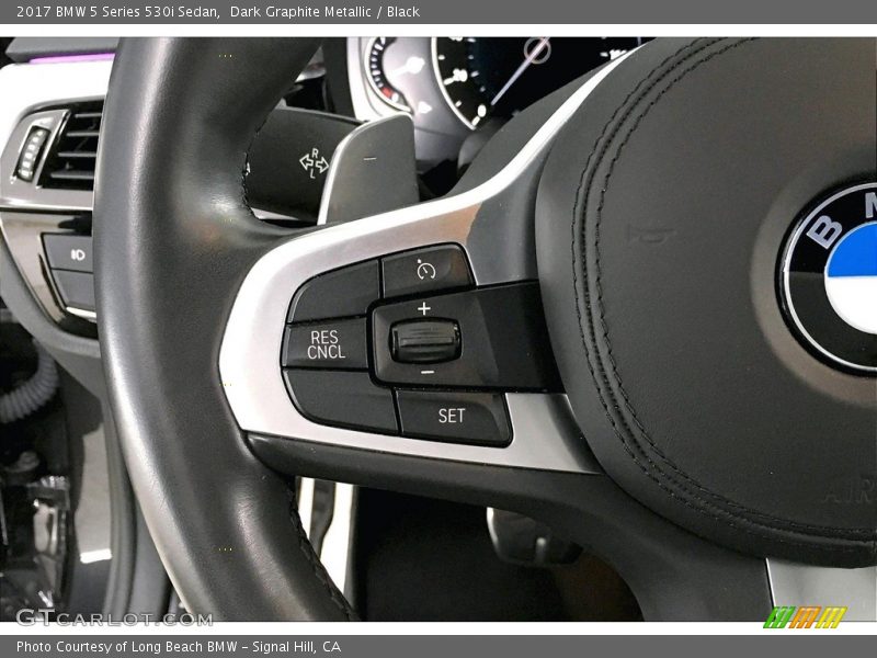 Dark Graphite Metallic / Black 2017 BMW 5 Series 530i Sedan