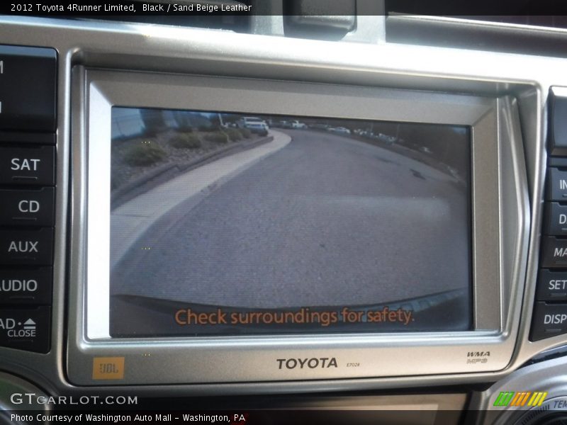 Black / Sand Beige Leather 2012 Toyota 4Runner Limited