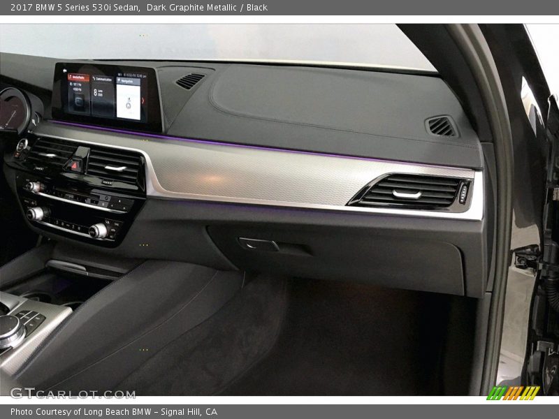 Dark Graphite Metallic / Black 2017 BMW 5 Series 530i Sedan