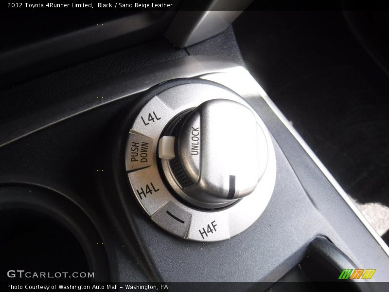 Black / Sand Beige Leather 2012 Toyota 4Runner Limited