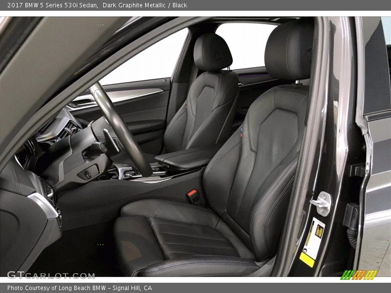 Dark Graphite Metallic / Black 2017 BMW 5 Series 530i Sedan