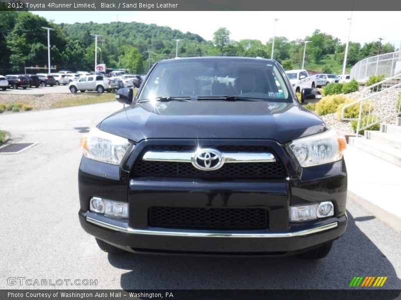 Black / Sand Beige Leather 2012 Toyota 4Runner Limited