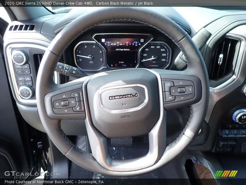 Carbon Black Metallic / Jet Black 2020 GMC Sierra 2500HD Denali Crew Cab 4WD