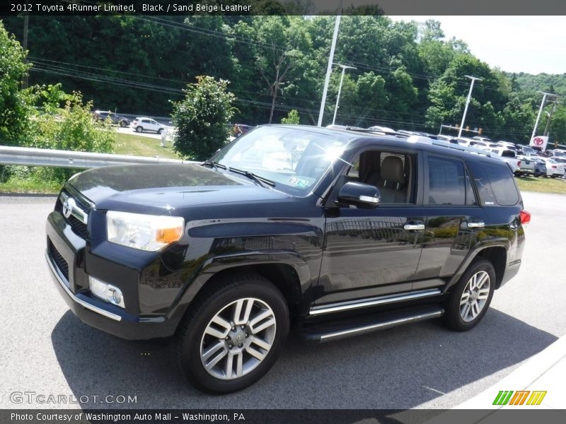Black / Sand Beige Leather 2012 Toyota 4Runner Limited