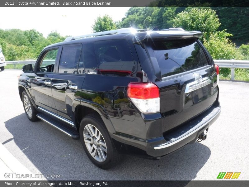 Black / Sand Beige Leather 2012 Toyota 4Runner Limited