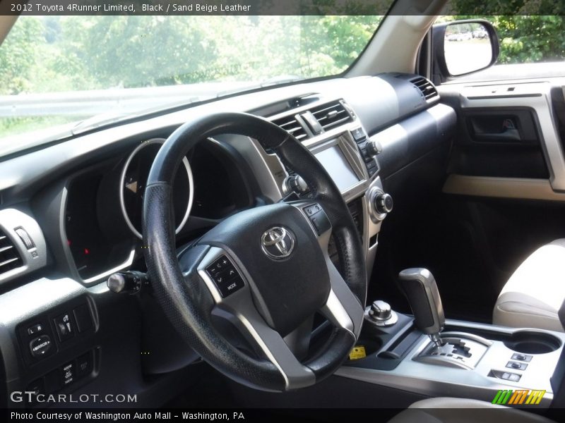 Black / Sand Beige Leather 2012 Toyota 4Runner Limited