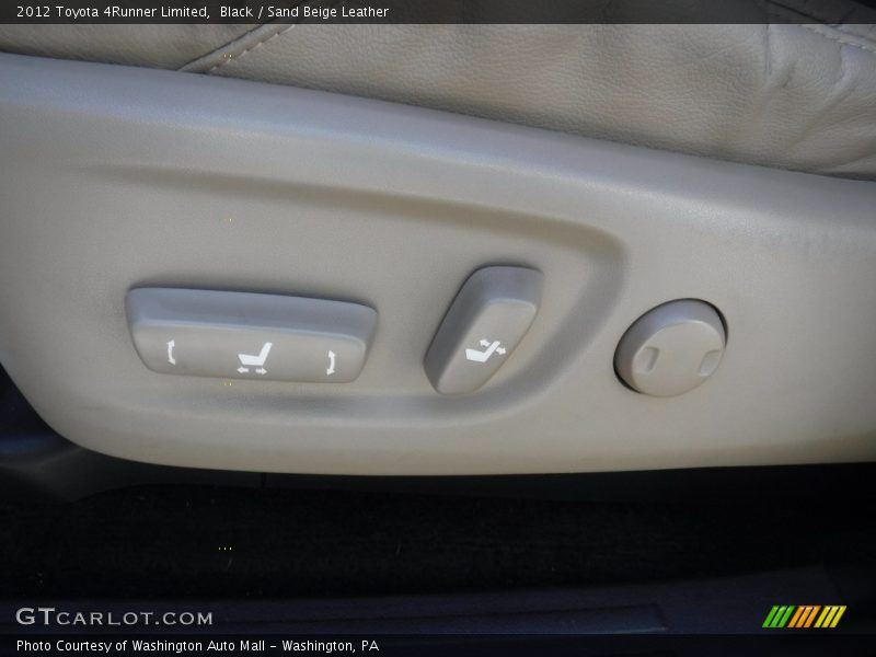 Black / Sand Beige Leather 2012 Toyota 4Runner Limited