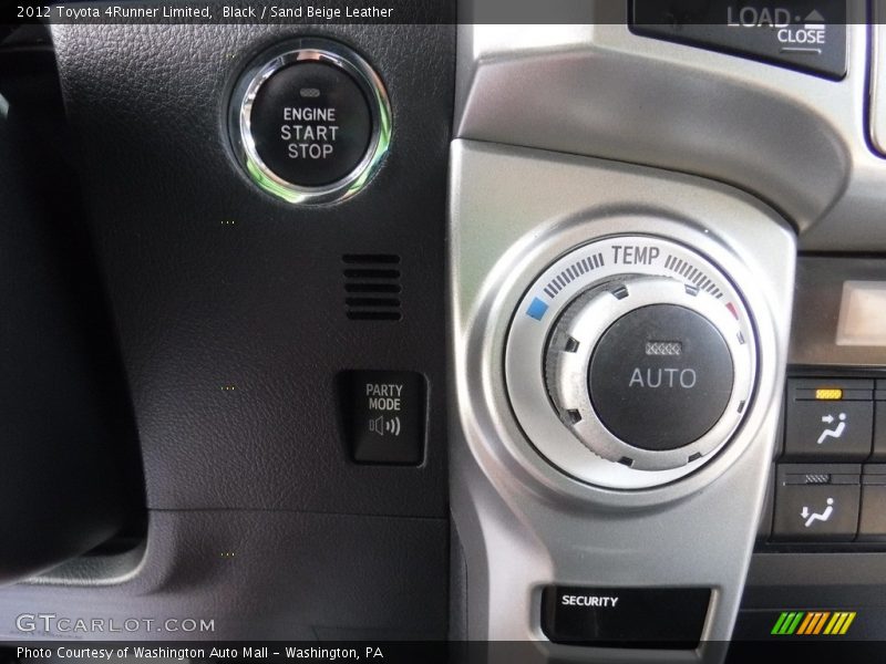 Black / Sand Beige Leather 2012 Toyota 4Runner Limited