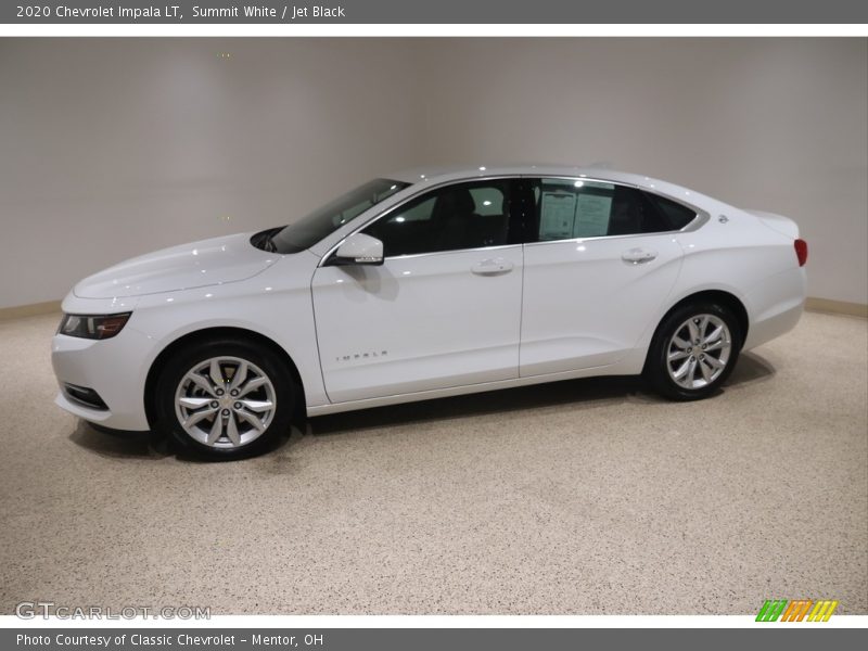 Summit White / Jet Black 2020 Chevrolet Impala LT