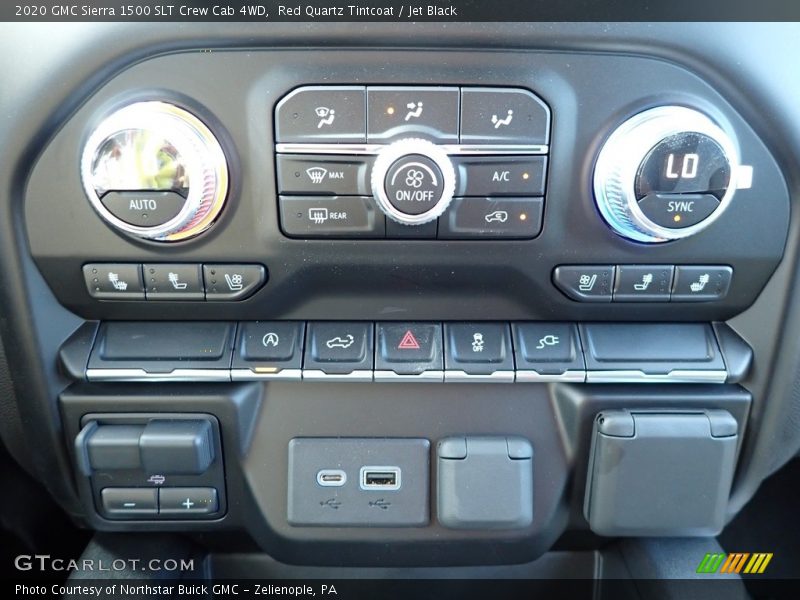 Controls of 2020 Sierra 1500 SLT Crew Cab 4WD