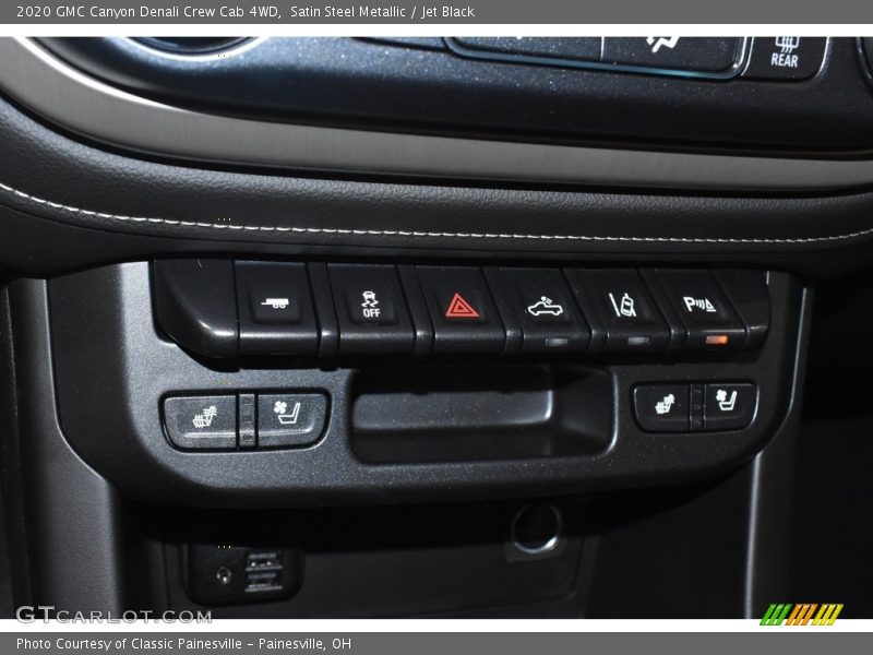 Satin Steel Metallic / Jet Black 2020 GMC Canyon Denali Crew Cab 4WD