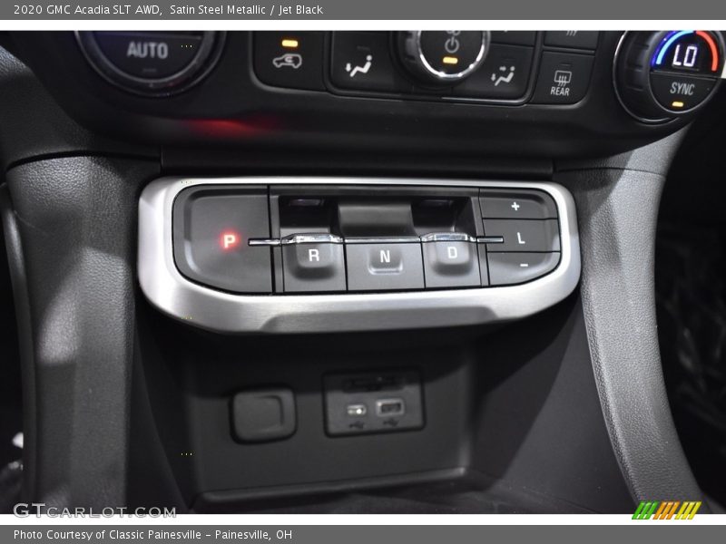 Satin Steel Metallic / Jet Black 2020 GMC Acadia SLT AWD