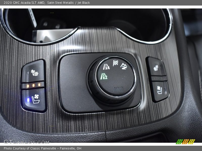 Satin Steel Metallic / Jet Black 2020 GMC Acadia SLT AWD