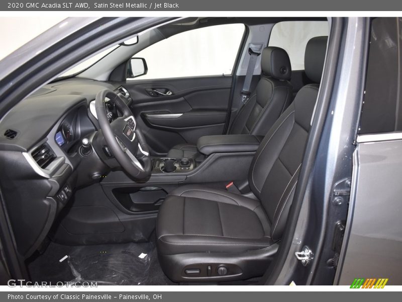 Satin Steel Metallic / Jet Black 2020 GMC Acadia SLT AWD