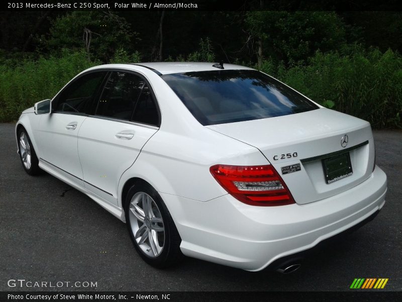 Polar White / Almond/Mocha 2013 Mercedes-Benz C 250 Sport