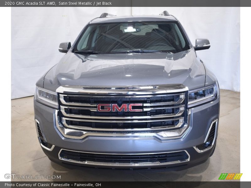 Satin Steel Metallic / Jet Black 2020 GMC Acadia SLT AWD