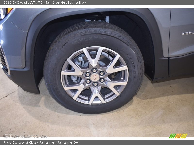 Satin Steel Metallic / Jet Black 2020 GMC Acadia SLT AWD