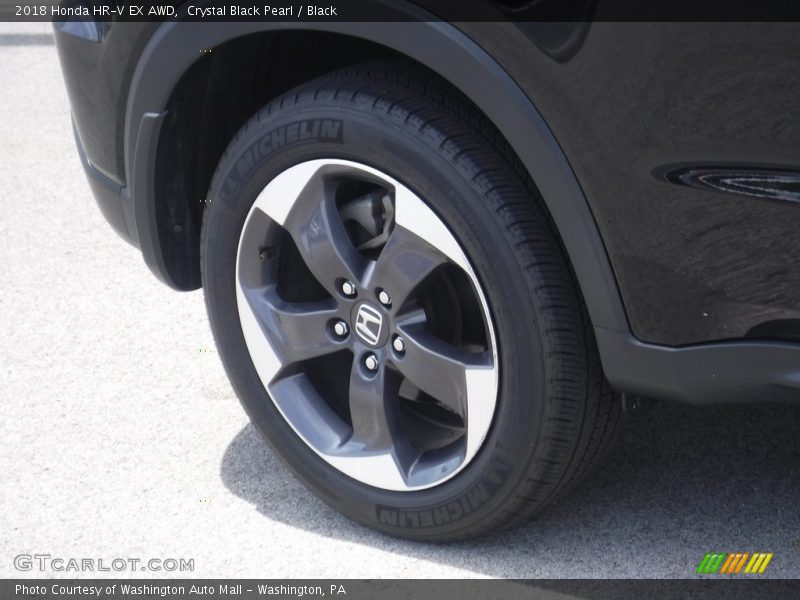 Crystal Black Pearl / Black 2018 Honda HR-V EX AWD