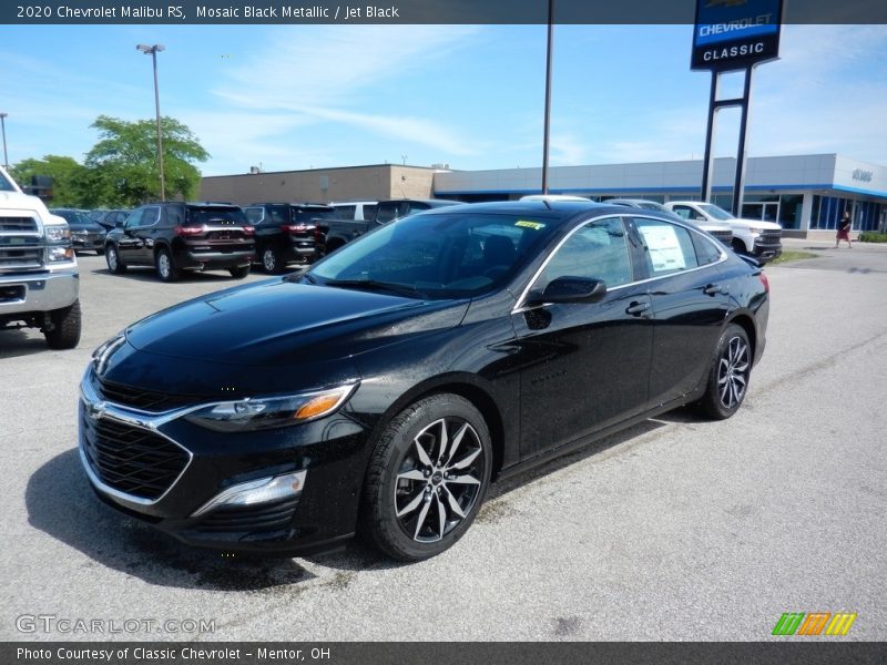 Mosaic Black Metallic / Jet Black 2020 Chevrolet Malibu RS