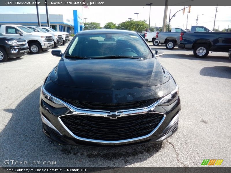 Mosaic Black Metallic / Jet Black 2020 Chevrolet Malibu RS