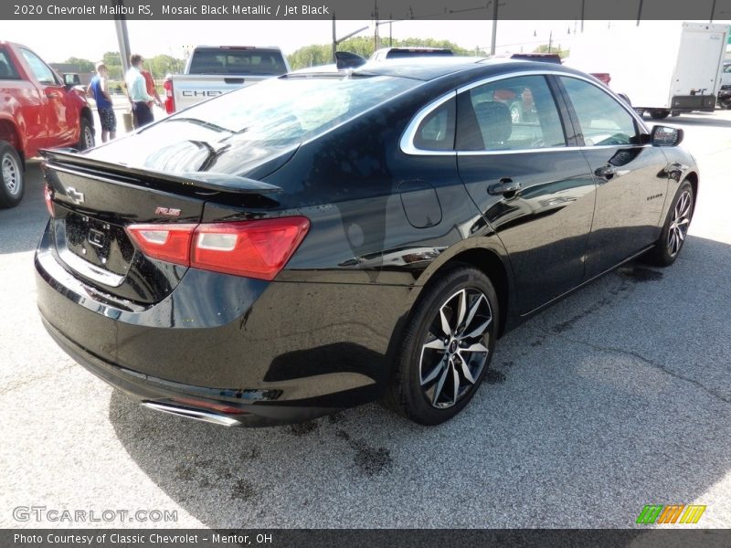 Mosaic Black Metallic / Jet Black 2020 Chevrolet Malibu RS