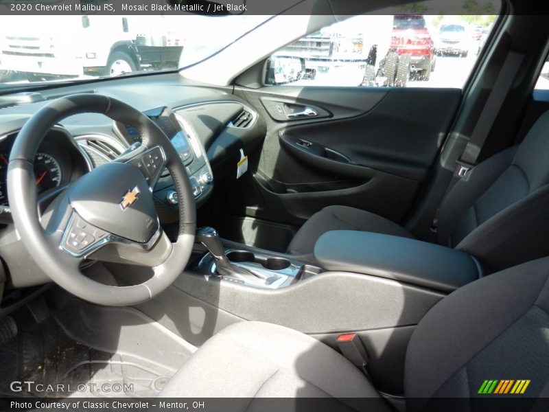 Mosaic Black Metallic / Jet Black 2020 Chevrolet Malibu RS