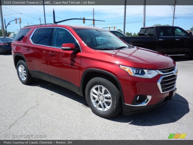 Cajun Red Tintcoat / Jet Black 2020 Chevrolet Traverse LT AWD