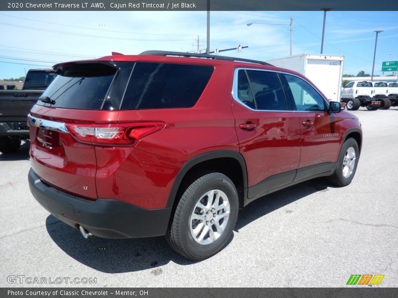 Cajun Red Tintcoat / Jet Black 2020 Chevrolet Traverse LT AWD