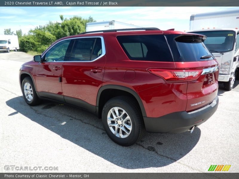 Cajun Red Tintcoat / Jet Black 2020 Chevrolet Traverse LT AWD