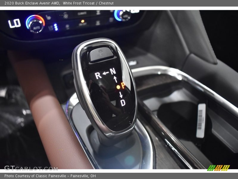 White Frost Tricoat / Chestnut 2020 Buick Enclave Avenir AWD