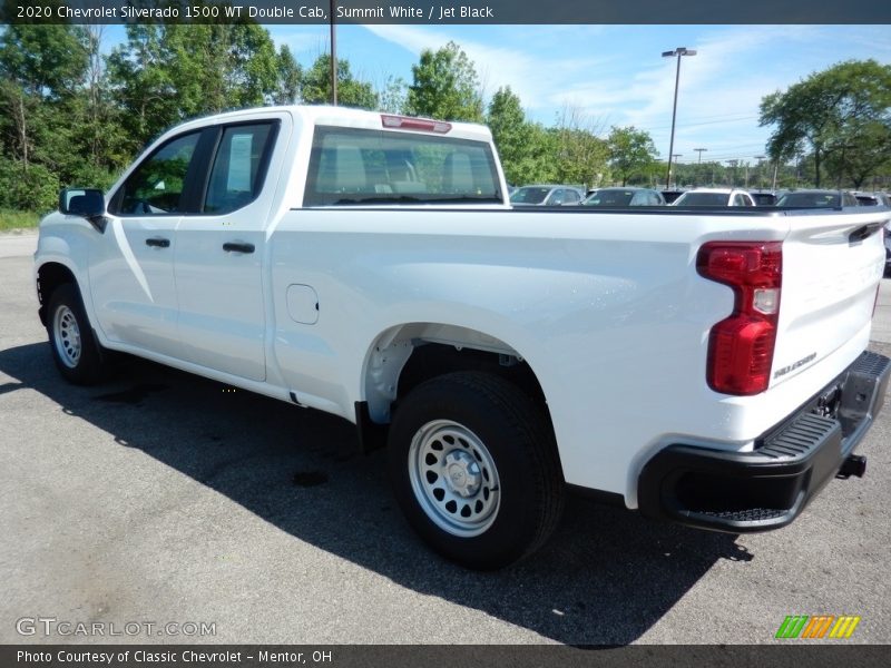 Summit White / Jet Black 2020 Chevrolet Silverado 1500 WT Double Cab