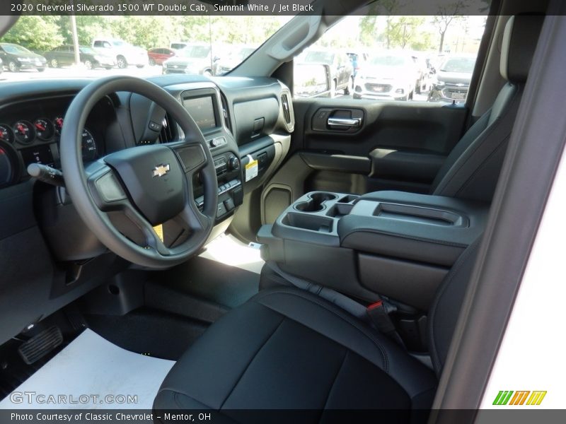 Summit White / Jet Black 2020 Chevrolet Silverado 1500 WT Double Cab