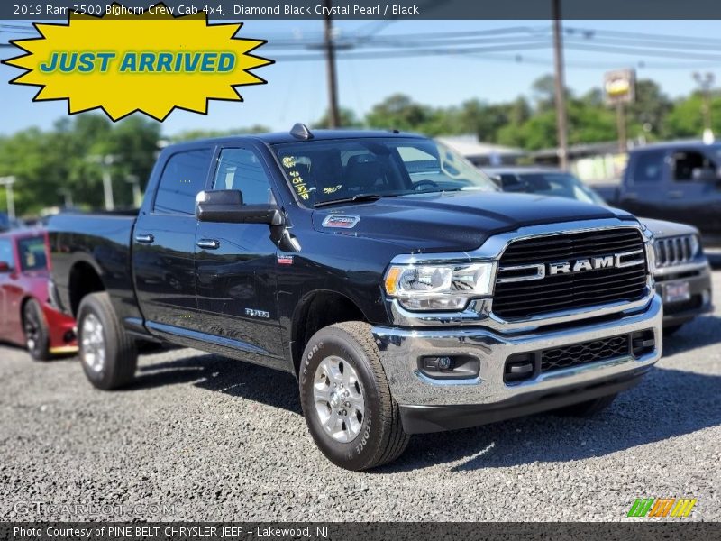 Diamond Black Crystal Pearl / Black 2019 Ram 2500 Bighorn Crew Cab 4x4
