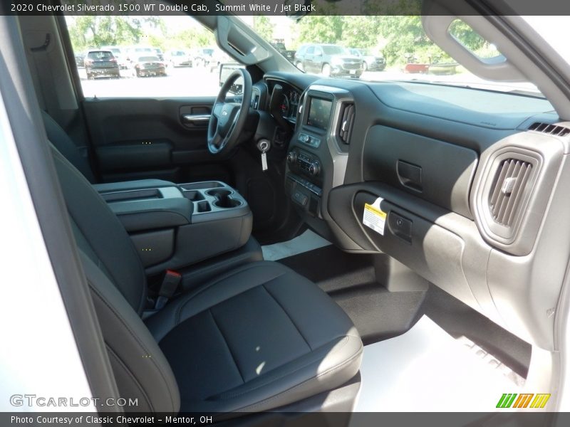 Summit White / Jet Black 2020 Chevrolet Silverado 1500 WT Double Cab