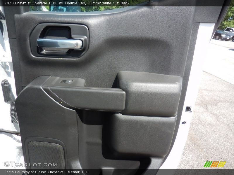 Summit White / Jet Black 2020 Chevrolet Silverado 1500 WT Double Cab