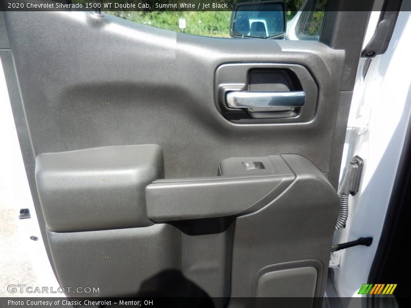 Summit White / Jet Black 2020 Chevrolet Silverado 1500 WT Double Cab