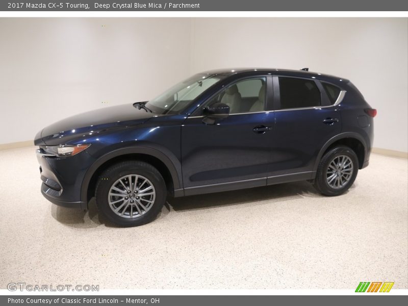Deep Crystal Blue Mica / Parchment 2017 Mazda CX-5 Touring