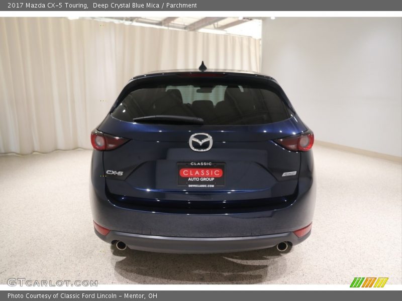 Deep Crystal Blue Mica / Parchment 2017 Mazda CX-5 Touring