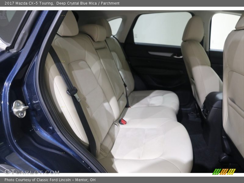 Deep Crystal Blue Mica / Parchment 2017 Mazda CX-5 Touring