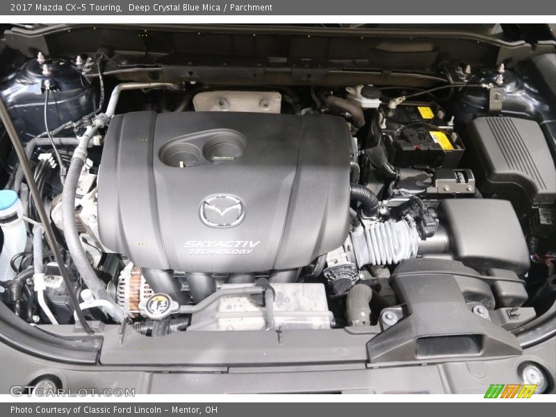 Deep Crystal Blue Mica / Parchment 2017 Mazda CX-5 Touring