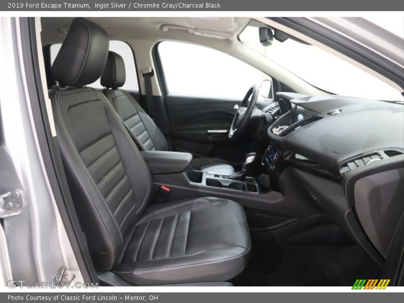 Ingot Silver / Chromite Gray/Charcoal Black 2019 Ford Escape Titanium