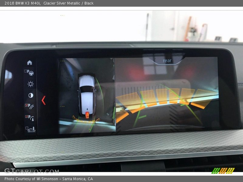 Glacier Silver Metallic / Black 2018 BMW X3 M40i