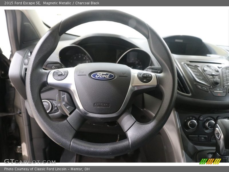 Magnetic Metallic / Charcoal Black 2015 Ford Escape SE