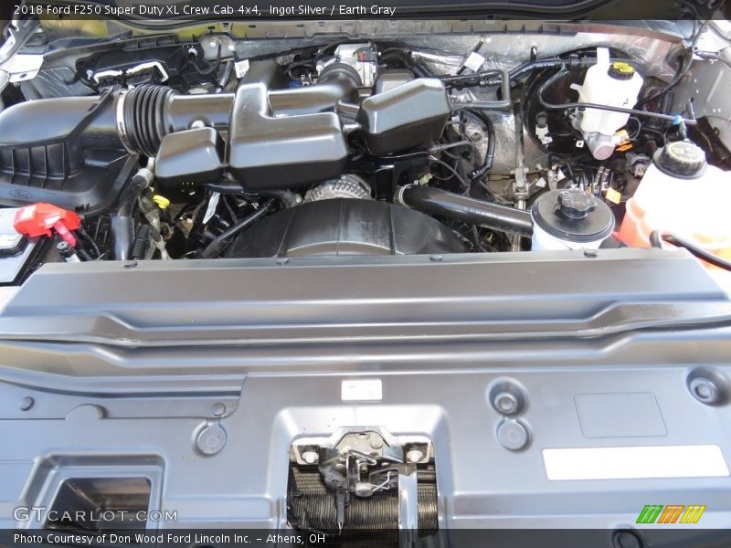 Ingot Silver / Earth Gray 2018 Ford F250 Super Duty XL Crew Cab 4x4