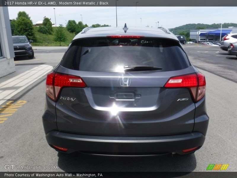 Modern Steel Metallic / Black 2017 Honda HR-V EX-L AWD