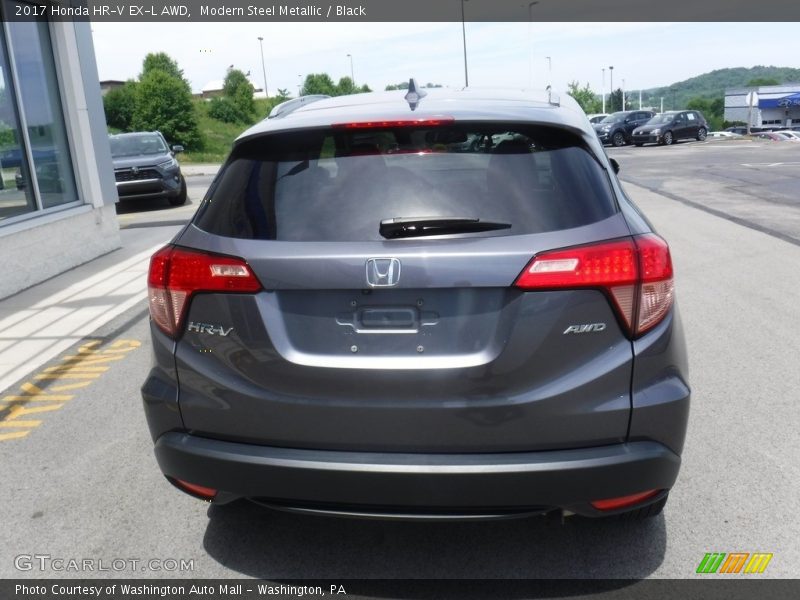 Modern Steel Metallic / Black 2017 Honda HR-V EX-L AWD