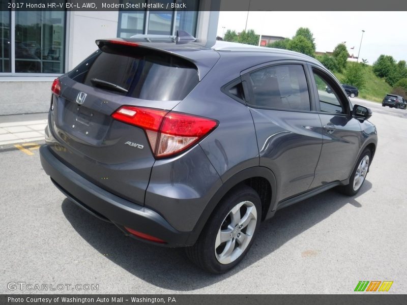 Modern Steel Metallic / Black 2017 Honda HR-V EX-L AWD