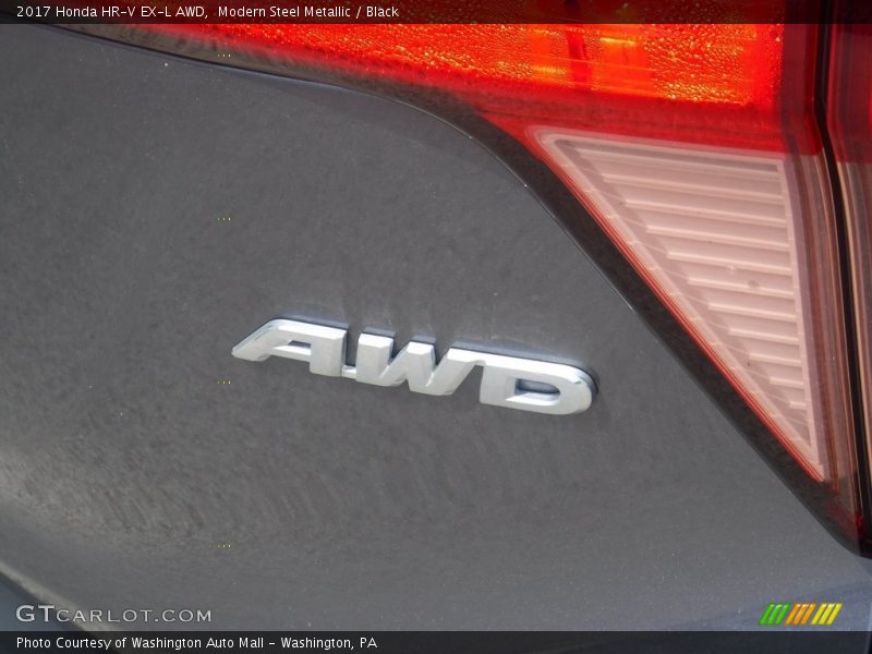 Modern Steel Metallic / Black 2017 Honda HR-V EX-L AWD