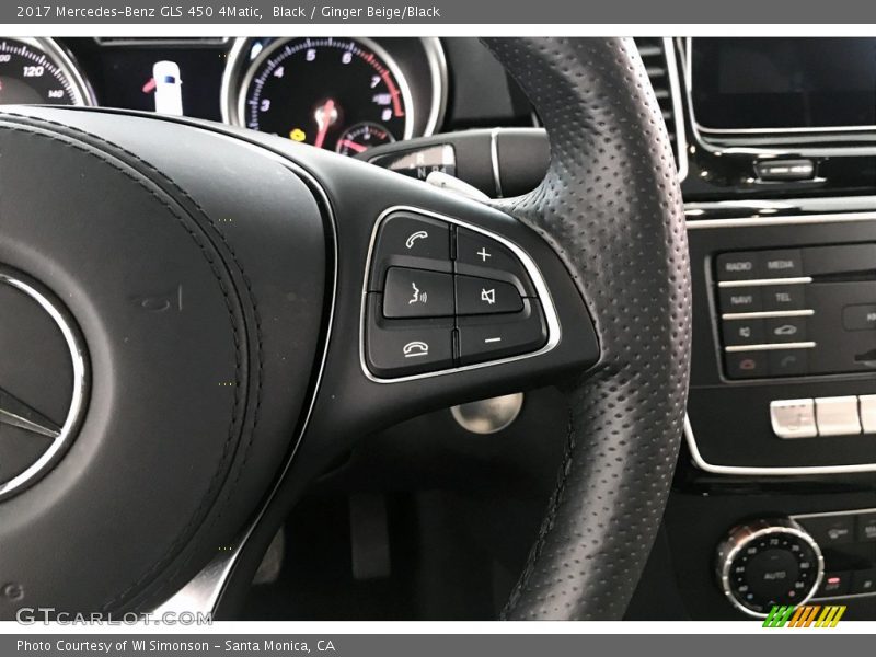 Black / Ginger Beige/Black 2017 Mercedes-Benz GLS 450 4Matic