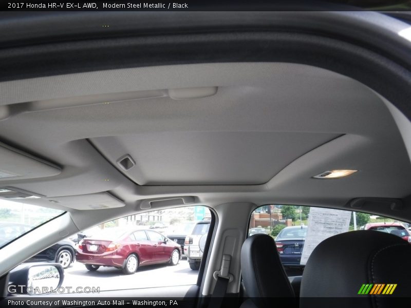Modern Steel Metallic / Black 2017 Honda HR-V EX-L AWD
